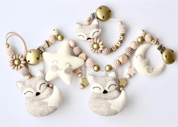 Moon And Star Stroller Chain